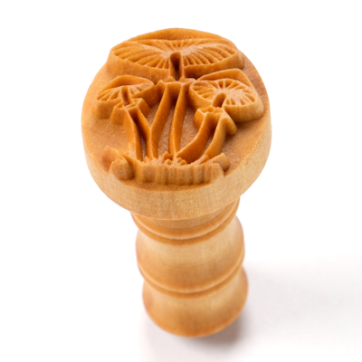 MKM Cluster of Mushrooms 2.5cm wood stamp